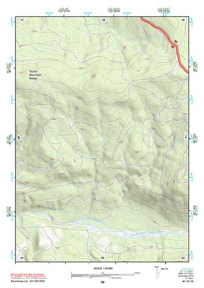 46122SE Page 50 Mount Saint Helens Topo Preview 1