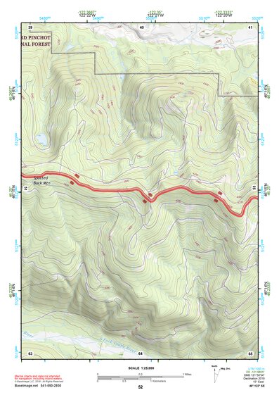 46122SE Page 52 Mount Saint Helens Topo Preview 1
