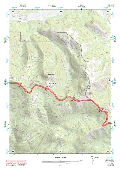 46122SE Page 53 Mount Saint Helens Topo Preview 1