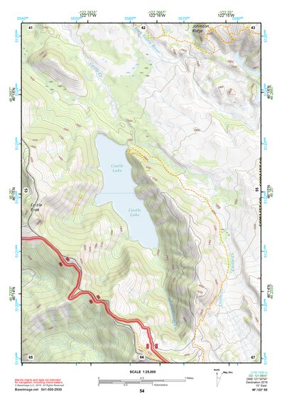 46122SE Page 54 Mount Saint Helens Topo Preview 1
