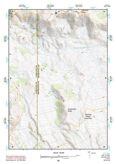 46122SE Page 55 Mount Saint Helens Topo Preview 1