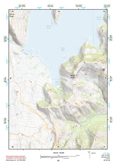 46122SE Page 57 Mount Saint Helens Topo Preview 1