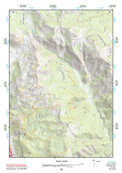 46122SE Page 59 Mount Saint Helens Topo Preview 1