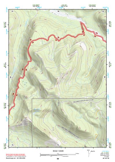 46122SE Page 64 Mount Saint Helens Topo Preview 1