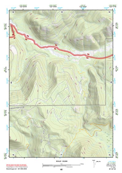 46122SE Page 65 Mount Saint Helens Topo Preview 1