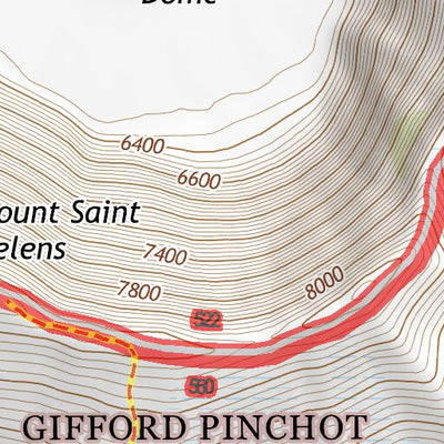 46122SE Page 68 Mount Saint Helens Topo Preview 2