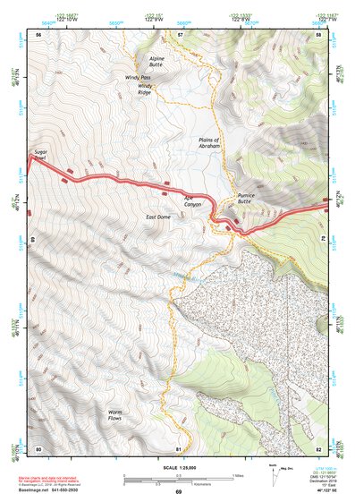 46122SE Page 69 Mount Saint Helens Topo Preview 1