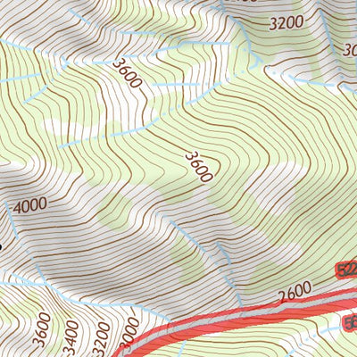 46122SE Page 70 Mount Saint Helens Topo Preview 3