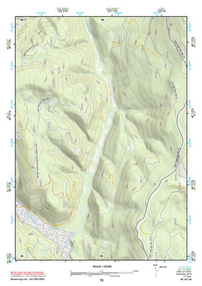 46122SE Page 72 Mount Saint Helens Topo Preview 1
