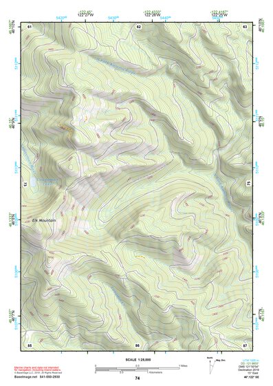46122SE Page 74 Mount Saint Helens Topo Preview 1