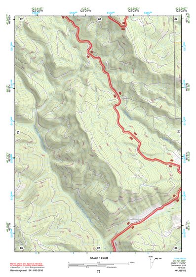 46122SE Page 75 Mount Saint Helens Topo Preview 1