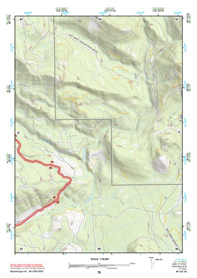 46122SE Page 76 Mount Saint Helens Topo Preview 1