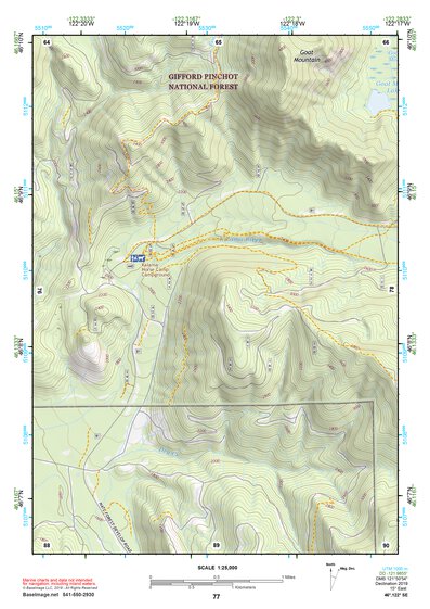 46122SE Page 77 Mount Saint Helens Topo Preview 1