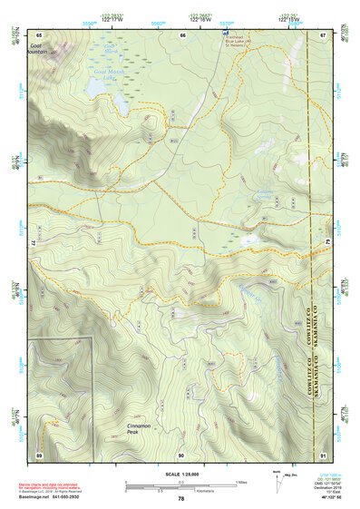 46122SE Page 78 Mount Saint Helens Topo Preview 1