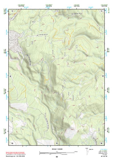 46122SE Page 83 Mount Saint Helens Topo Preview 1