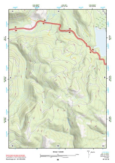 46122SE Page 88 Mount Saint Helens Topo Preview 1