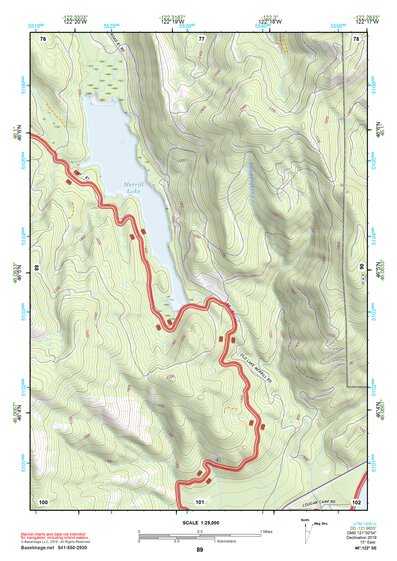 46122SE Page 89 Mount Saint Helens Topo Preview 1