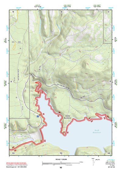 46122SE Page 92 Mount Saint Helens Topo Preview 1