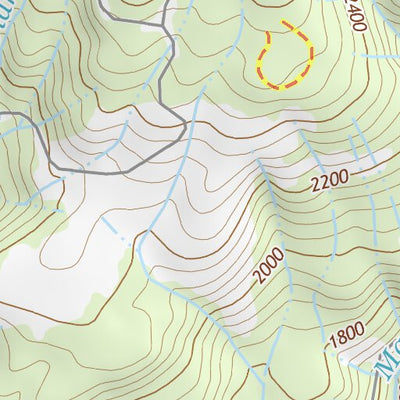 46122SE Page 93 Mount Saint Helens Topo Preview 2