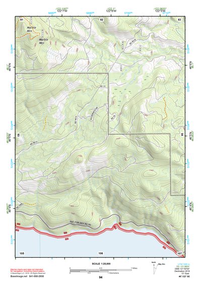 46122SE Page 94 Mount Saint Helens Topo Preview 1