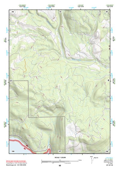 46122SE Page 95 Mount Saint Helens Topo Preview 1