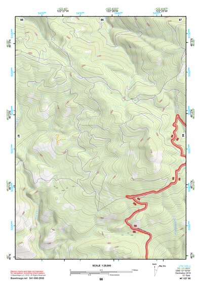 46122SE Page 98 Mount Saint Helens Topo Preview 1