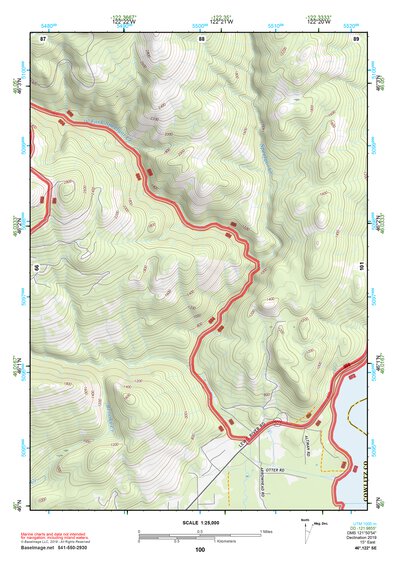 46122SE Page 100 Mount Saint Helens Topo Preview 1