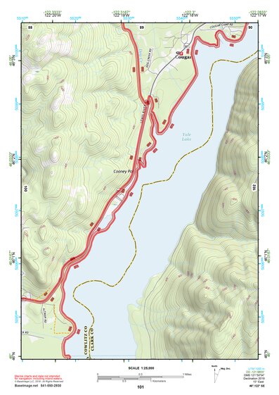 46122SE Page 101 Mount Saint Helens Topo Preview 1