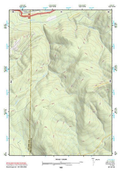 46122SE Page 103 Mount Saint Helens Topo Preview 1