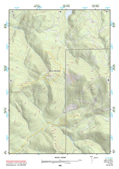 46122SE Page 104 Mount Saint Helens Topo Preview 1