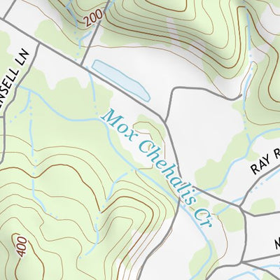 46123NE Page 5 Chehalis River Topo Preview 2