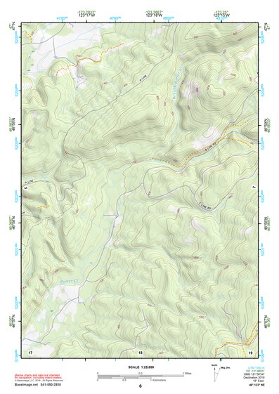 46123NE Page 6 Chehalis River Topo Preview 1