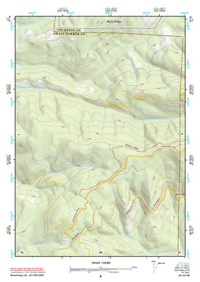 46123NE Page 8 Chehalis River Topo Preview 1