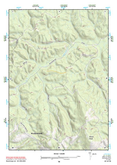 46123NE Page 14 Chehalis River Topo Preview 1