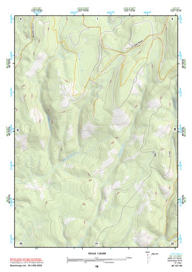 46123NE Page 19 Chehalis River Topo Preview 1