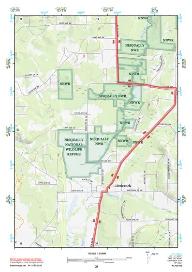 46123NE Page 24 Chehalis River Topo Preview 1