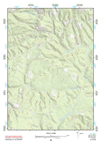 46123NE Page 26 Chehalis River Topo Preview 1