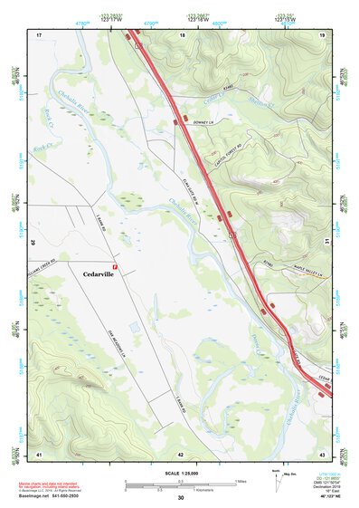 46123NE Page 30 Chehalis River Topo Preview 1