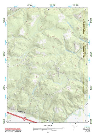 46123NE Page 32 Chehalis River Topo Preview 1