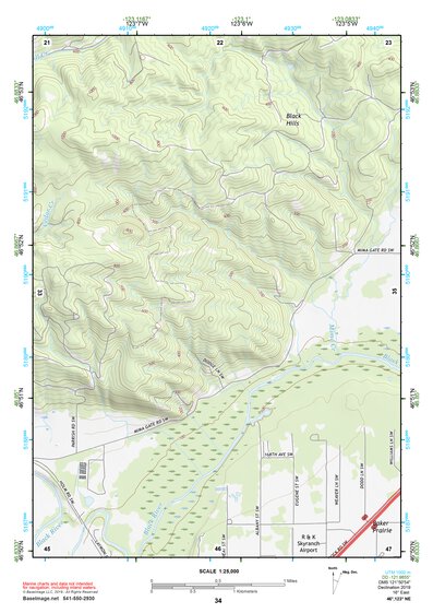 46123NE Page 34 Chehalis River Topo Preview 1