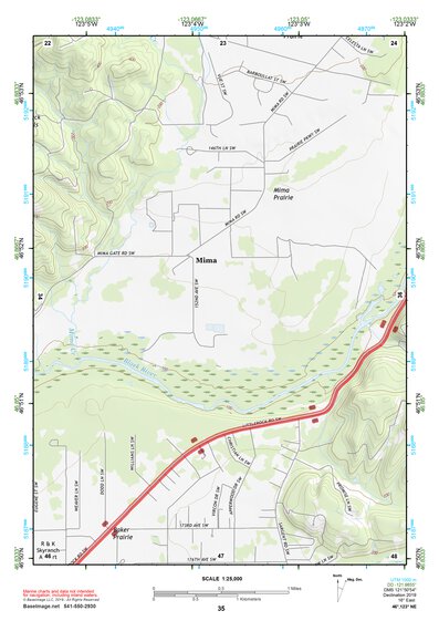 46123NE Page 35 Chehalis River Topo Preview 1