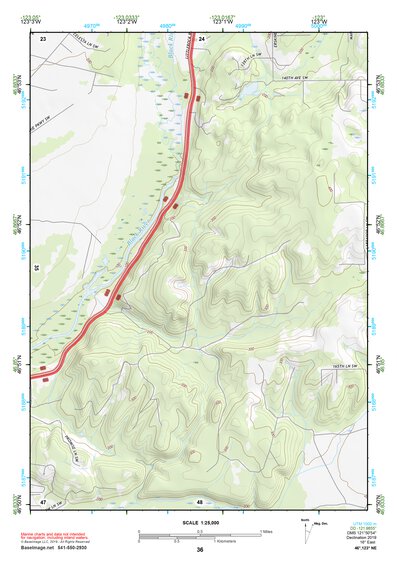 46123NE Page 36 Chehalis River Topo Preview 1