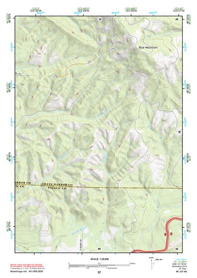 46123NE Page 37 Chehalis River Topo Preview 1