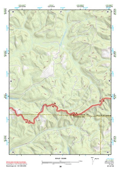 46123NE Page 39 Chehalis River Topo Preview 1