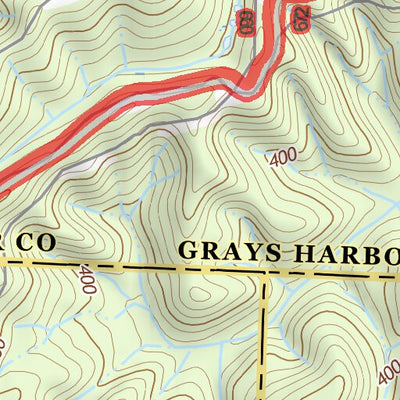 46123NE Page 40 Chehalis River Topo Preview 3