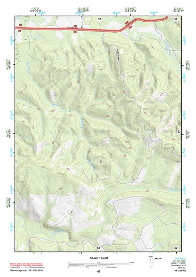 46123NE Page 49 Chehalis River Topo Preview 1