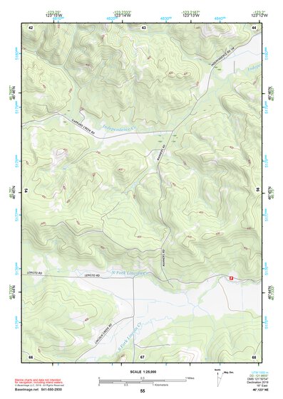 46123NE Page 55 Chehalis River Topo Preview 1