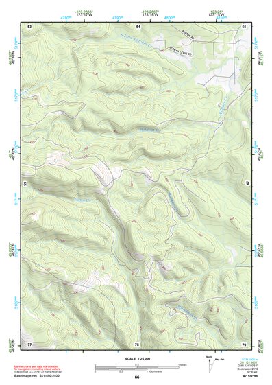 46123NE Page 66 Chehalis River Topo Preview 1