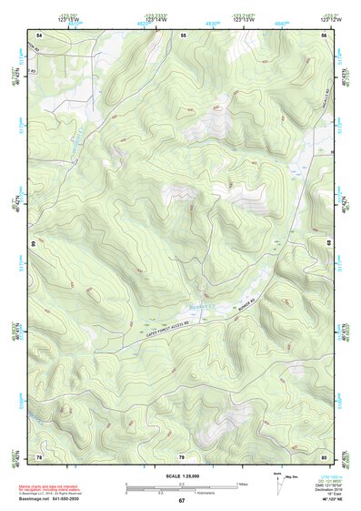 46123NE Page 67 Chehalis River Topo Preview 1