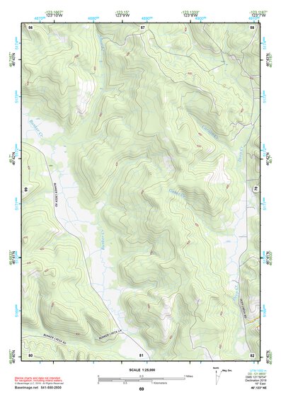 46123NE Page 69 Chehalis River Topo Preview 1